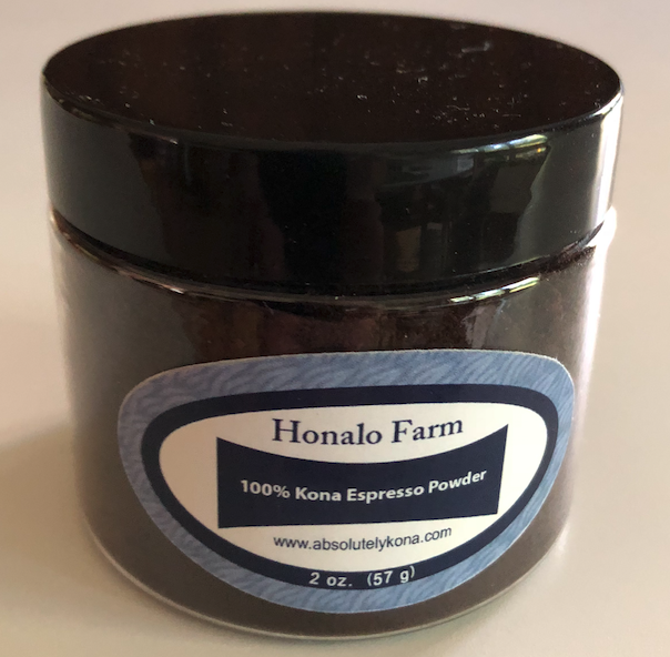 100% Kona Espresso Powder, 2-oz. Jar - Click Image to Close